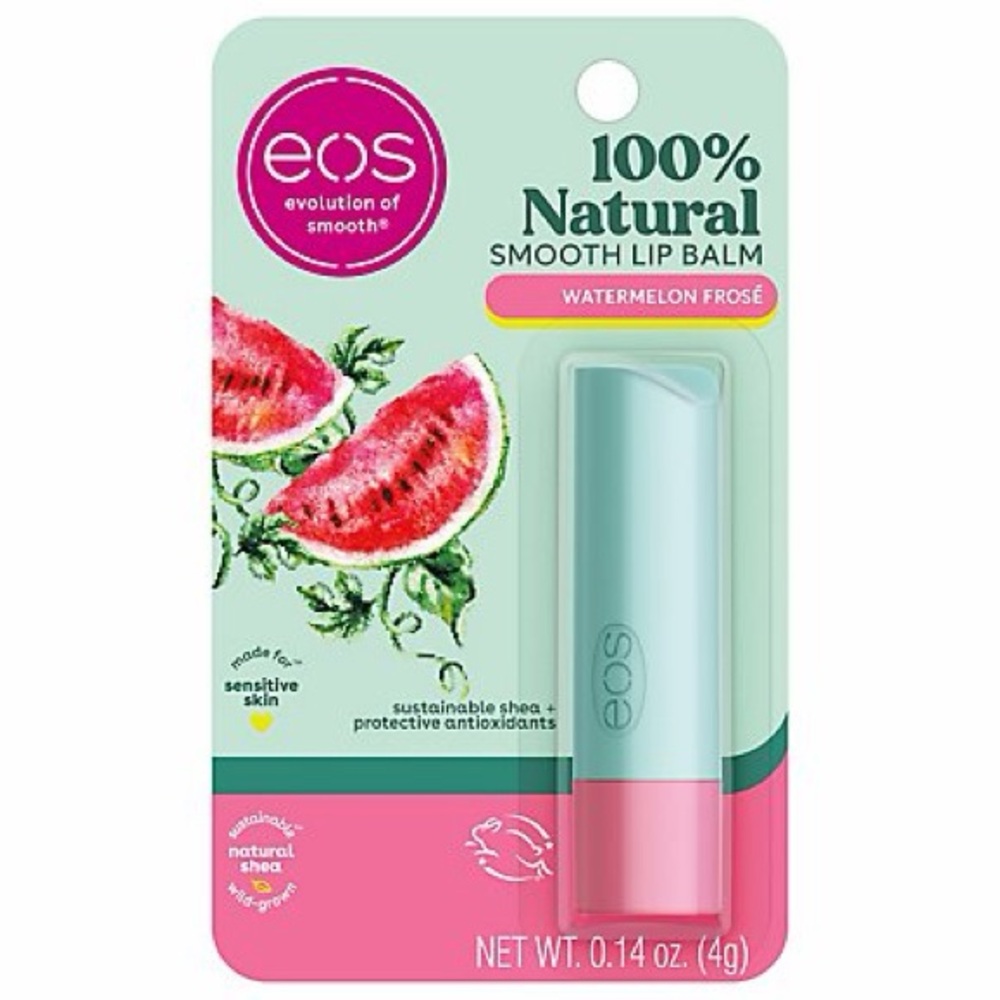 EOS 100% Natural Smooth Lip Balm Watermelon Frosé 0.14 oz NWT